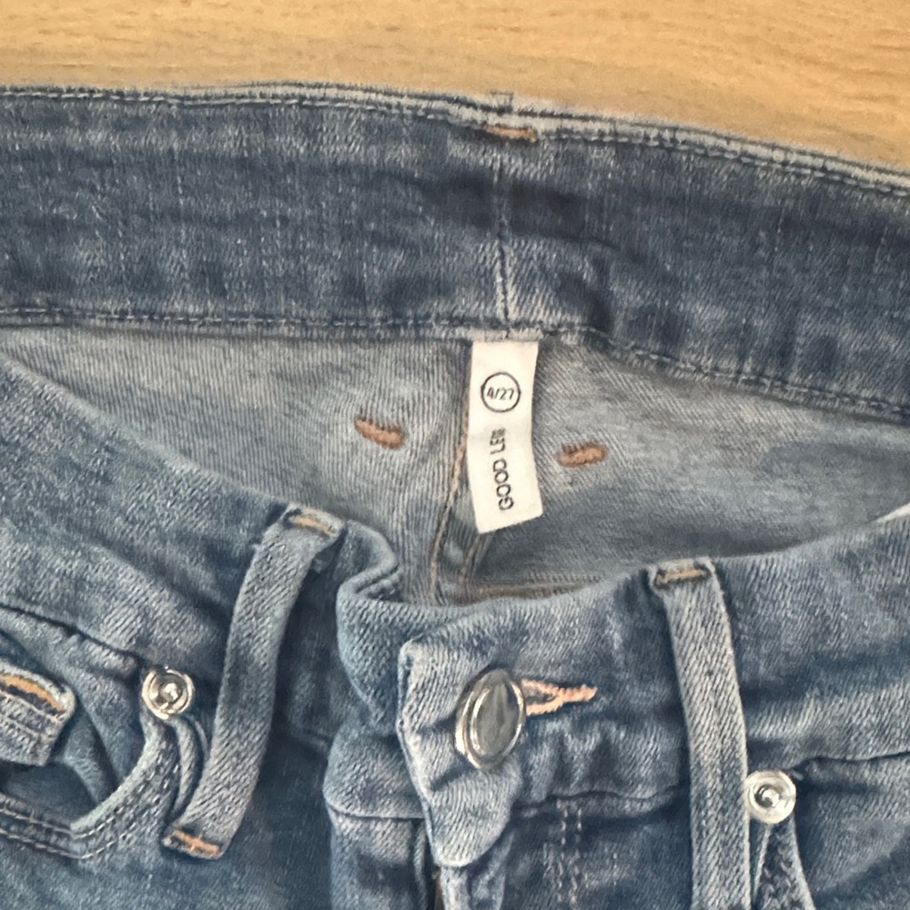 Good American Light Blue Boyfriend Jeans